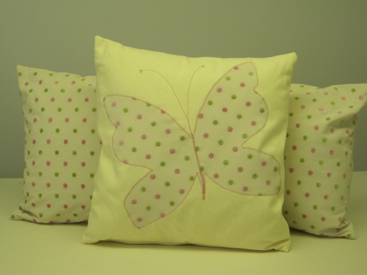 Butterfly cushion